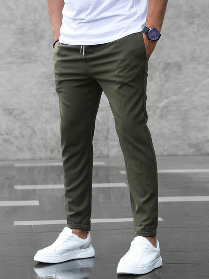 Premium stretch tailored trousers for men | Pantaloni -6