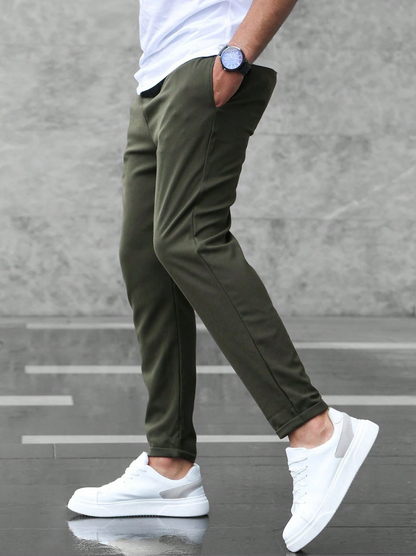 Premium stretch tailored trousers for men | Pantaloni -5