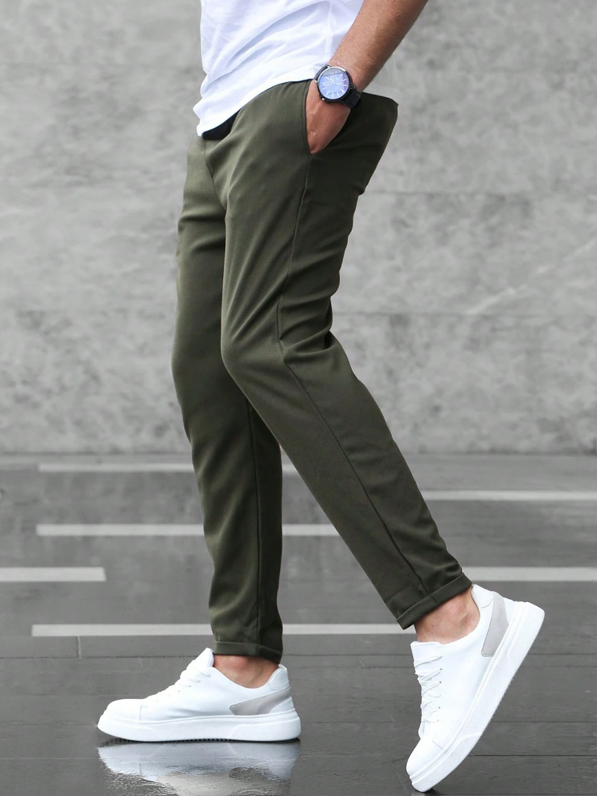 Premium stretch tailored trousers for men | Pantaloni -3