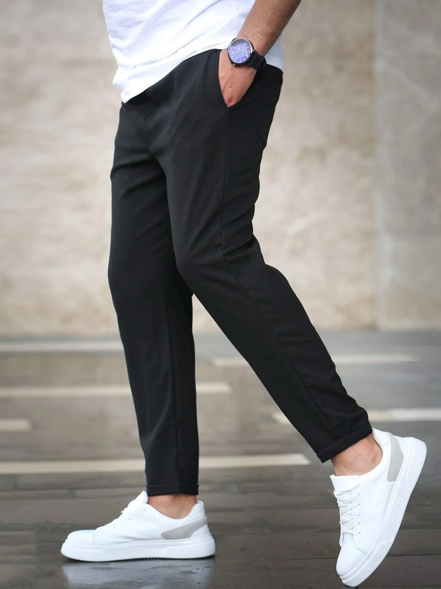 Premium stretch tailored trousers for men | Pantaloni -10