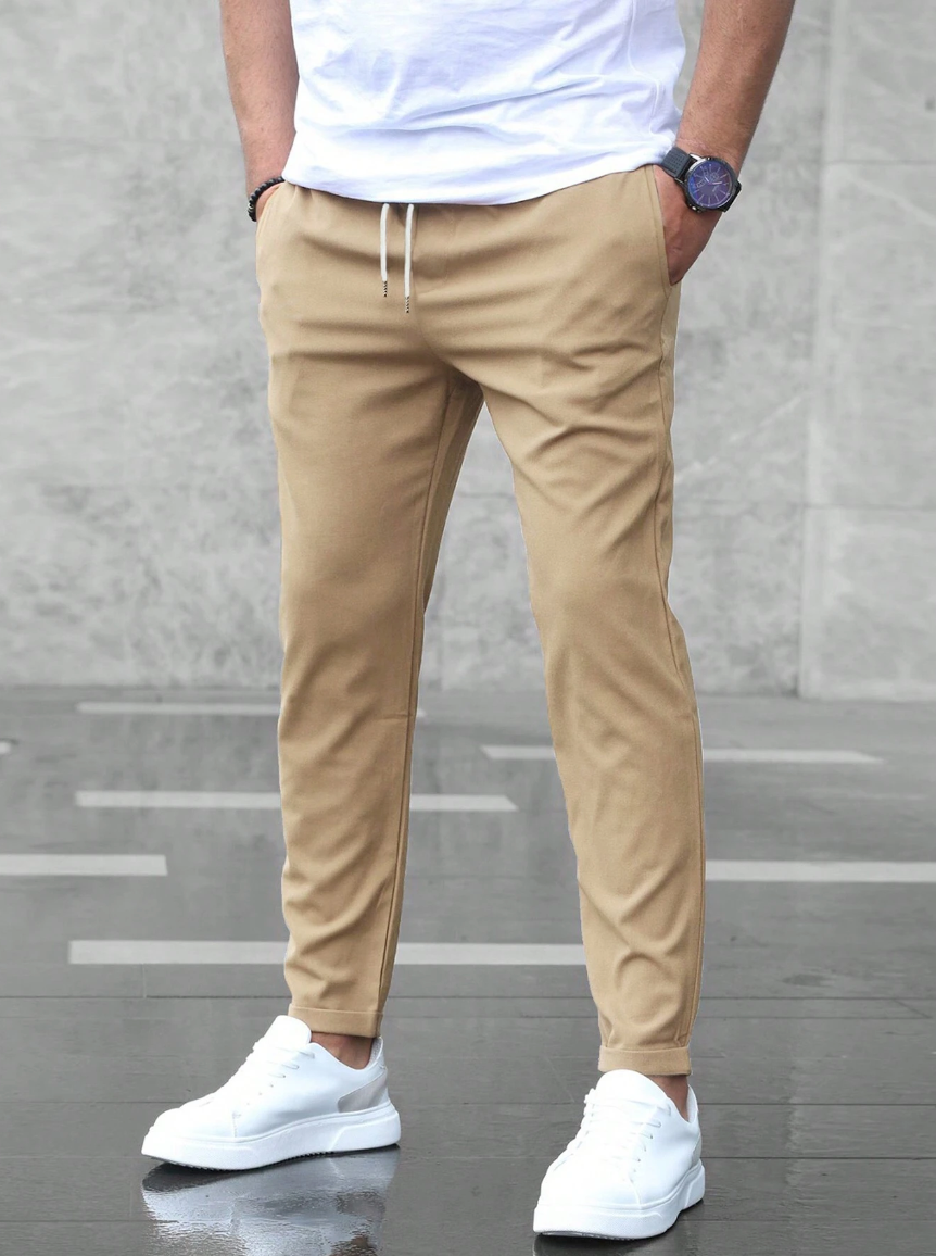 Premium stretch tailored trousers for men | Pantaloni -11