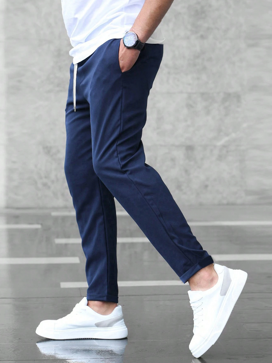 Premium stretch tailored trousers for men | Pantaloni -15