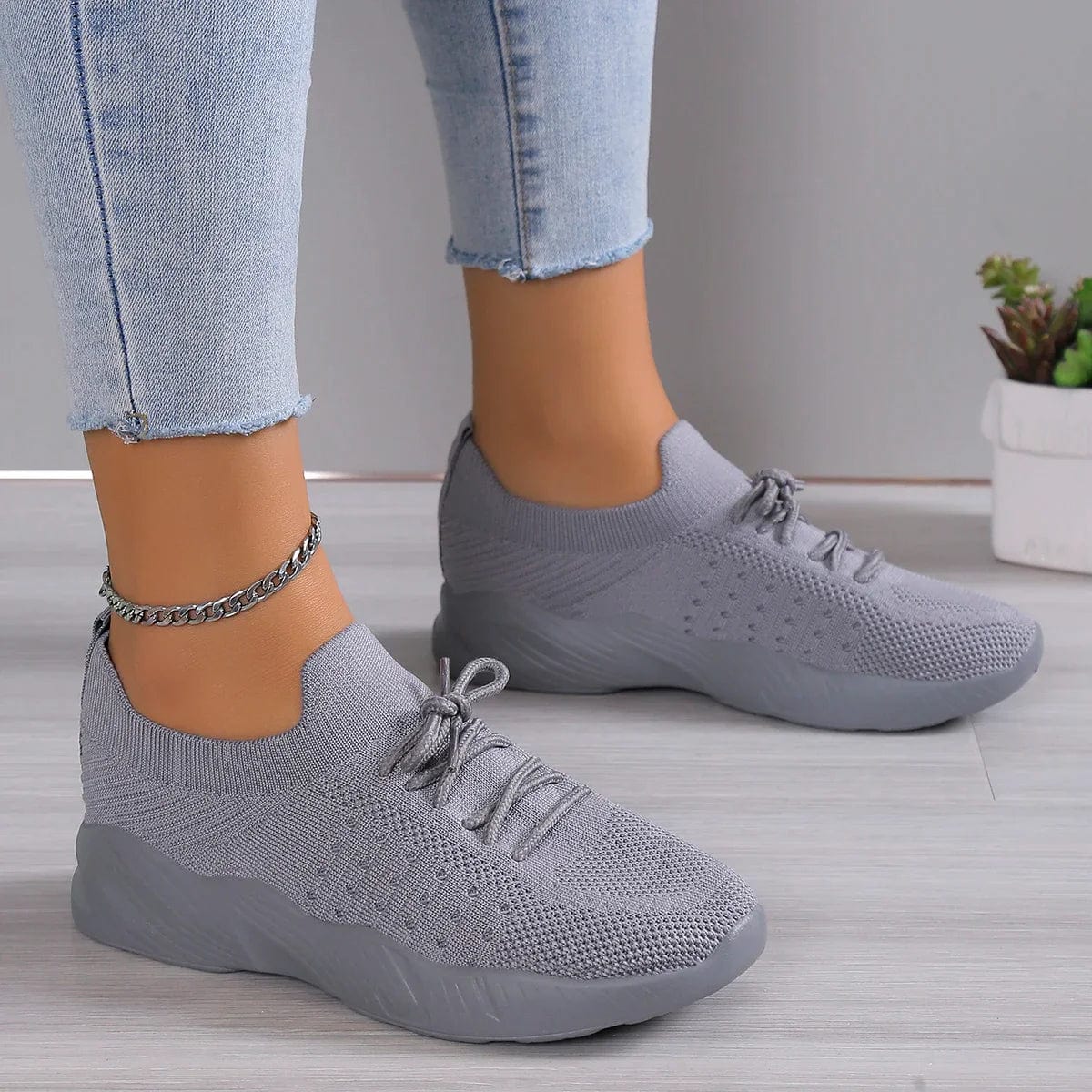 Claire | Women's Cushioned Orthopedic Stretch Knit Shoe