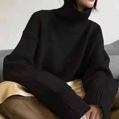 Rosamund | Women's Cashmere Turtleneck Sweater