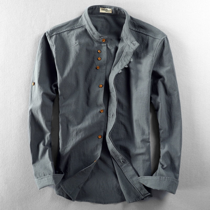 Japan-style printed casual shirt for men | Katana -7