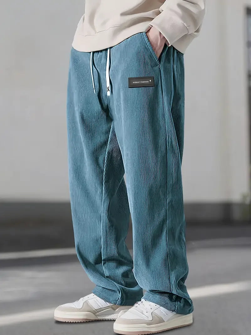 Elijah | Men's Corduroy Elastic Waist Trouser