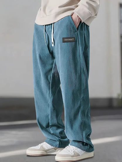 Elijah | Men's Corduroy Elastic Waist Trouser