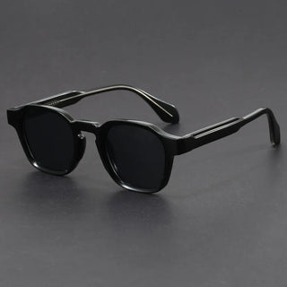 Square retro reinforced-hinge sunglasses for men | Maven -12