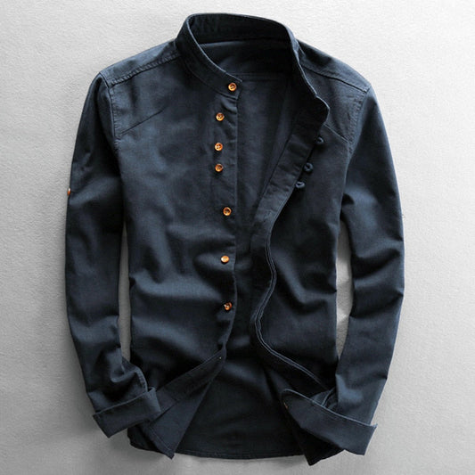 Japan-style printed casual shirt for men | Katana -1