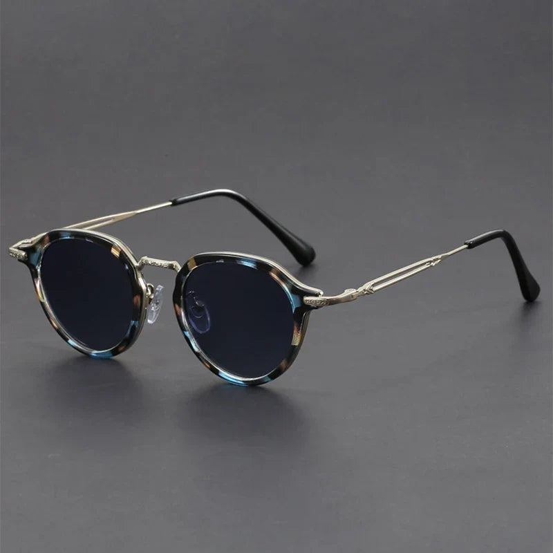 Metal-frame anti-glare everyday sunglasses for men | Brunelo -6