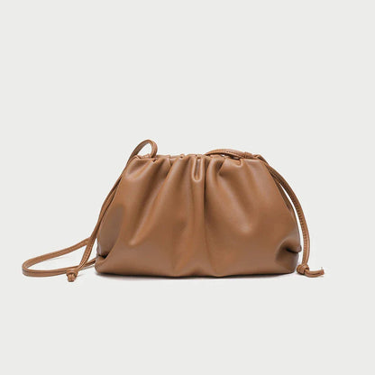 Verlaine | Women's Ruched Dumpling Clutch Bag