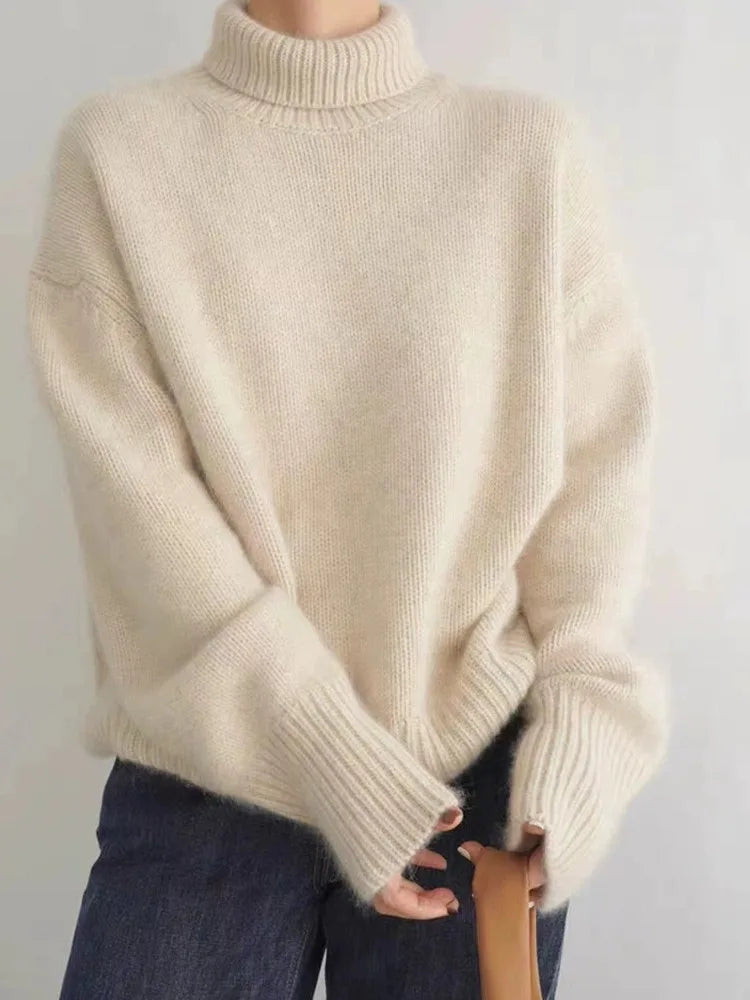 Rosamund | Women's Cashmere Turtleneck Sweater