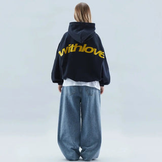 Modern relaxed everyday hooded pullover for women | Elara -1