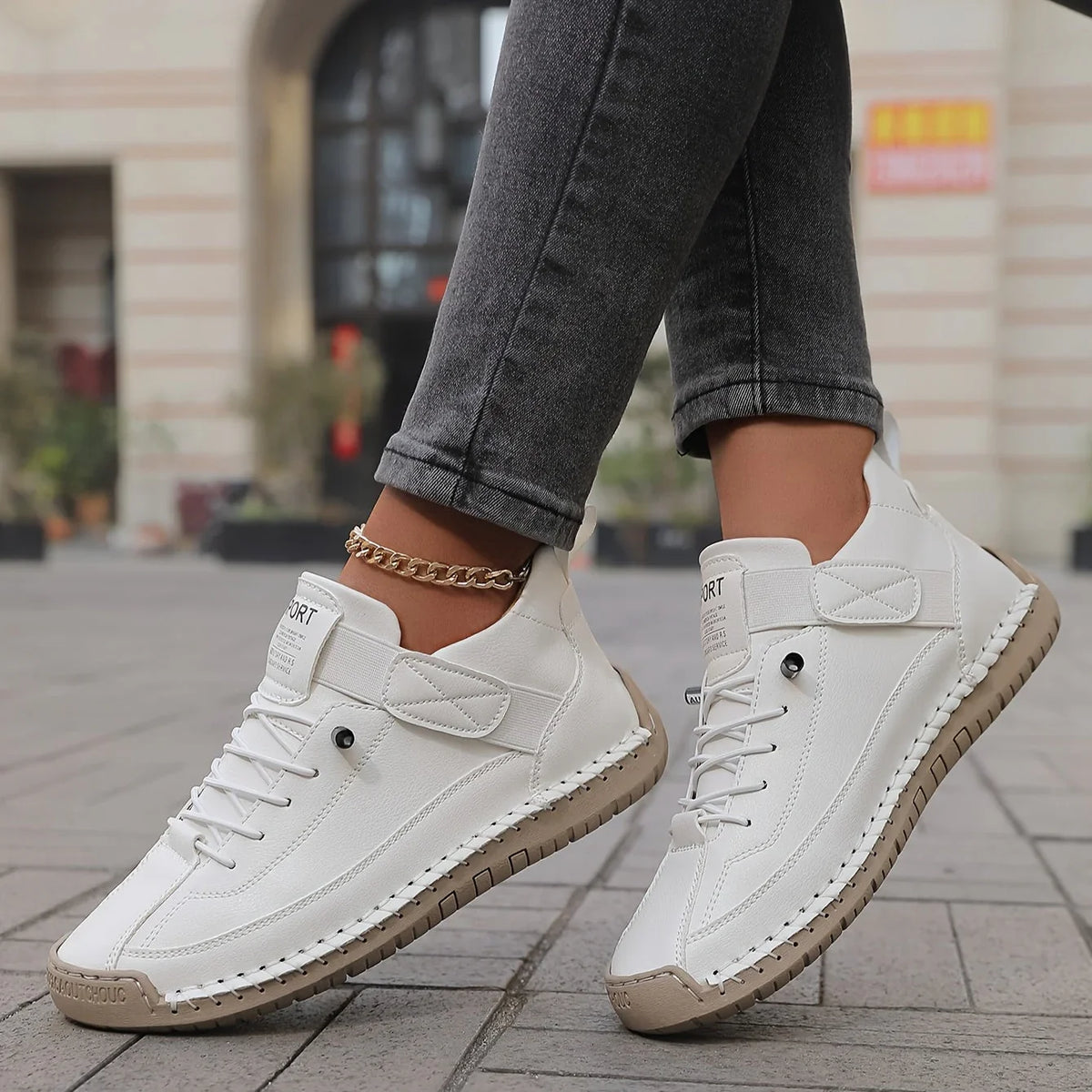 Orthopaedic comfort everyday trainers for women | Stephanie -13