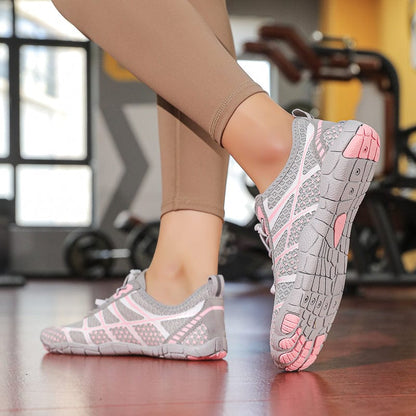 Terezelle | Low Profile Lace Up Barefoot Sneakers