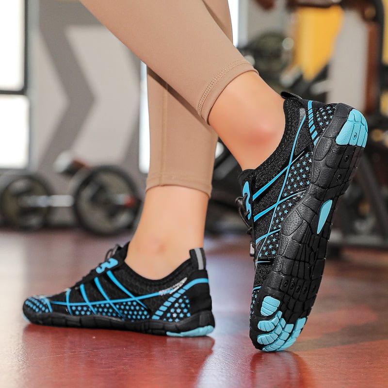 Terezelle | Low Profile Lace Up Barefoot Sneakers