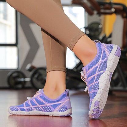 Terezelle | Low Profile Lace Up Barefoot Sneakers