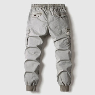 Slim-fit tactical cargo trousers with ankle cuffs for men | Felix Grant -5