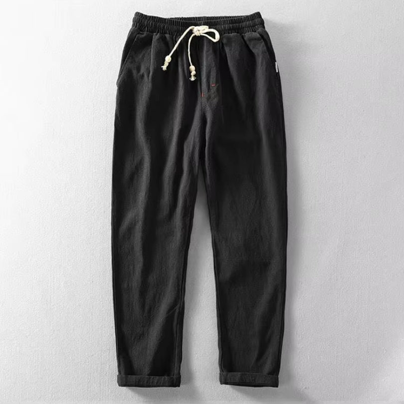 Japan-style relaxed casual trousers for men | Mito -4