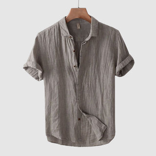 Lightweight short-sleeve casual shirt for men | Bologna Theodore -4