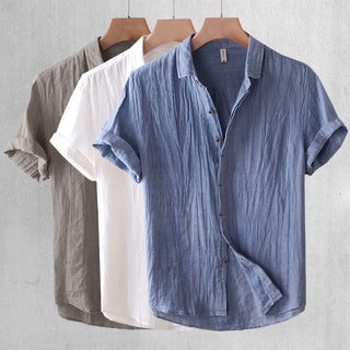 Lightweight short-sleeve casual shirt for men | Bologna Theodore -1