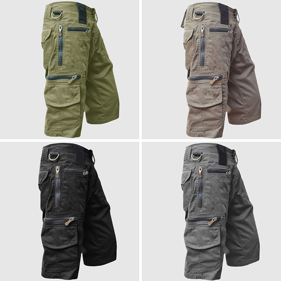 Utility multi-pocket cargo shorts for men | Scout Theodore -5