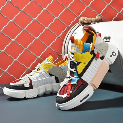 Modern breathable mesh lace-up everyday trainers for men | Supreme Theodore -7