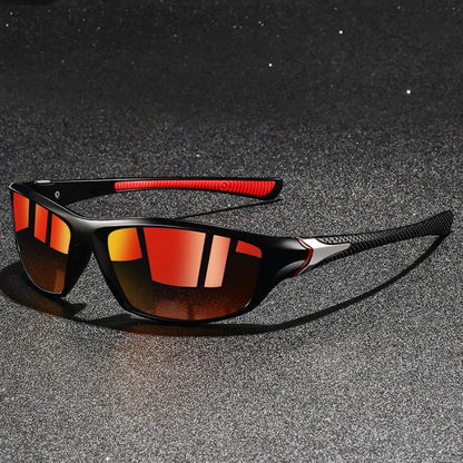 Sport wraparound mirrored lens sunglasses for men | Ravelo -5