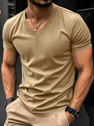 Chic short-sleeve casual everyday shirt for men | Franky -7