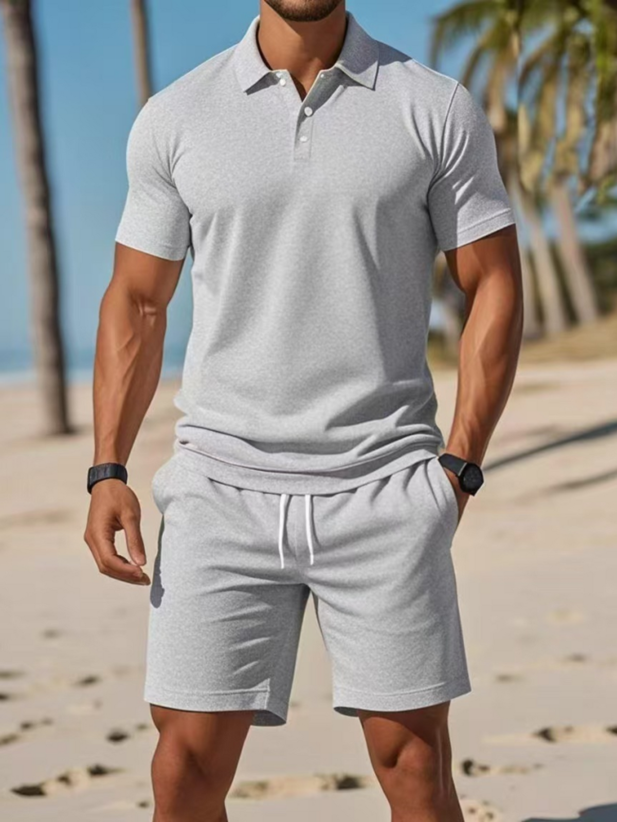 Premium casual everyday two-piece co-ord set for men | Lance -10