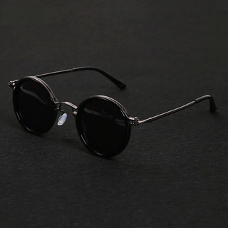 Classic metal-frame polarised sunglasses for men | Solis -3