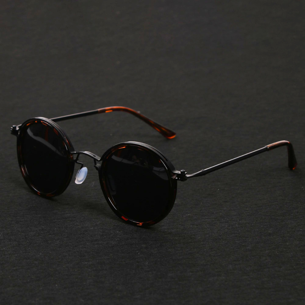 Classic metal-frame polarised sunglasses for men | Solis -2