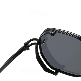 Vintage steampunk aluminium-frame sunglasses for men | Cogsworth -6