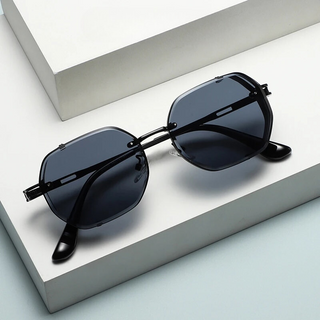 Vintage steampunk aluminium-frame sunglasses for men | Cogsworth -5