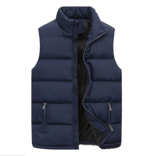 Elegant quilted zip-front bodywarmer vest for men | Hugo Nord