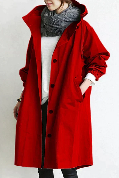 Urban oversized hooded raincoat for Women | Elizabeth Nova
