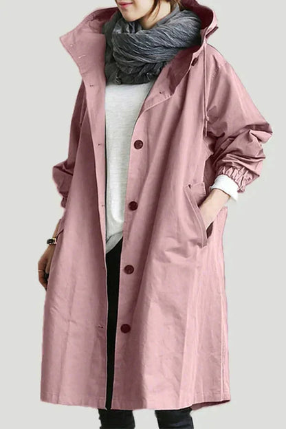 Urban oversized hooded raincoat for Women | Elizabeth Nova