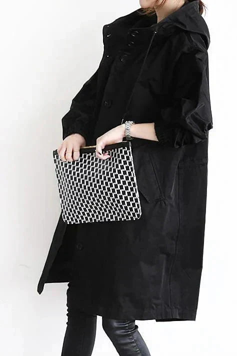 Urban oversized hooded raincoat for Women | Elizabeth Nova