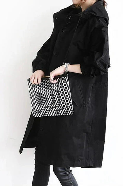 Urban oversized hooded raincoat for Women | Elizabeth Nova