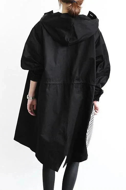 Urban oversized hooded raincoat for Women | Elizabeth Nova