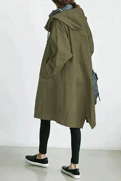 Urban oversized hooded raincoat for Women | Elizabeth Nova