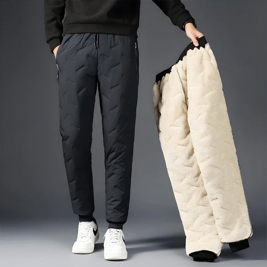 Water-resistant thermal jogger trousers for women | Leila Nord -1