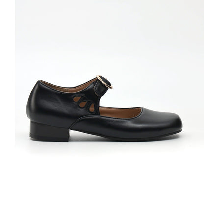 Orthopaedic leather everyday flat shoes for women | Mary -4