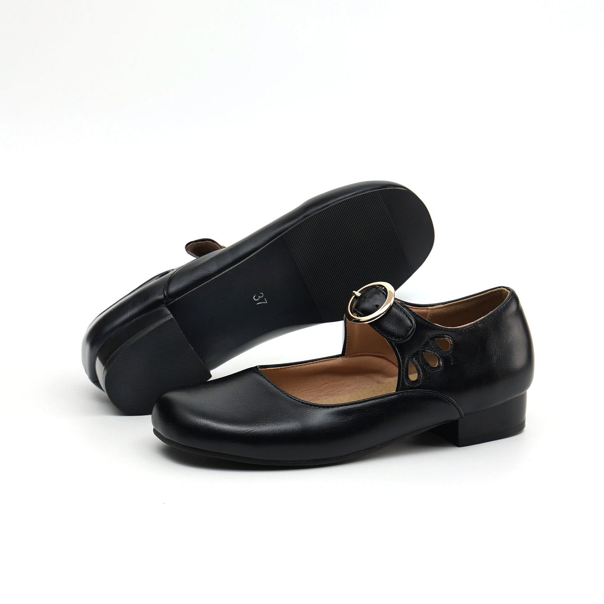 Orthopaedic leather everyday flat shoes for women | Mary -3