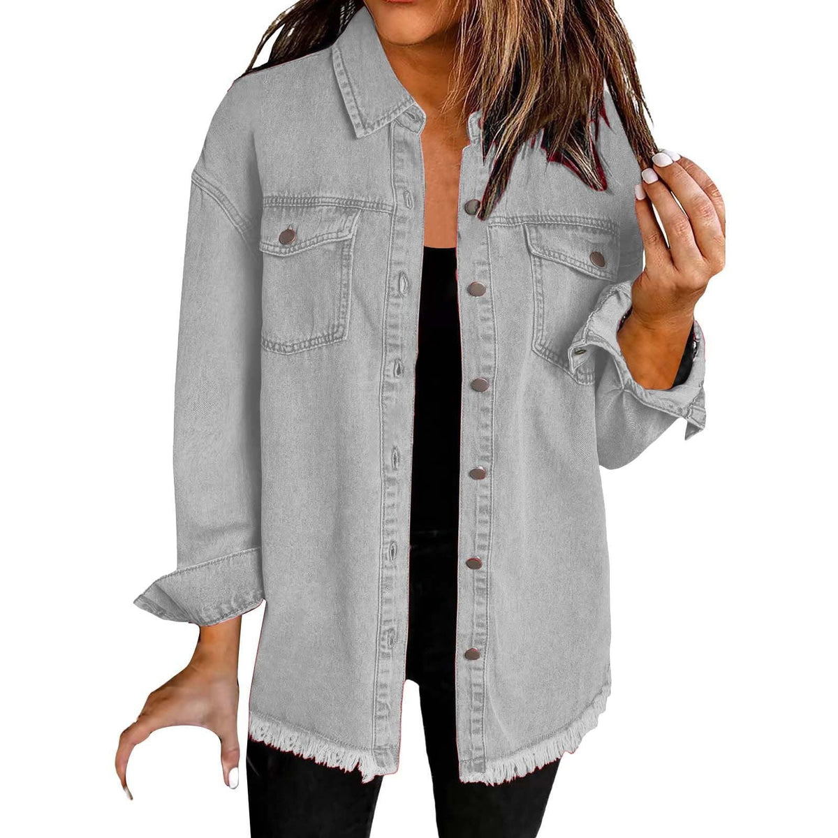Signature casual denim jacket for women | Katja -13