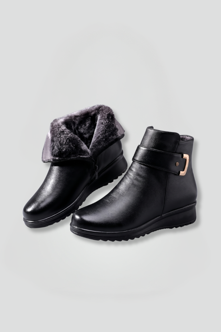 Halloway | Women's Leather Orthopedic Ankle Boot
