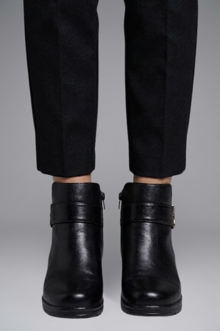 Halloway | Women's Leather Orthopedic Ankle Boot