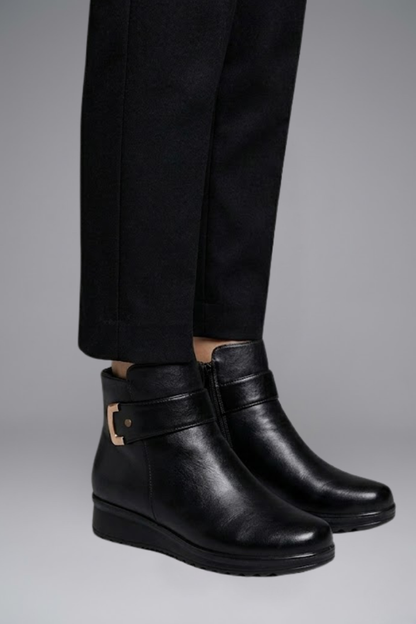 Halloway | Women's Leather Orthopedic Ankle Boot
