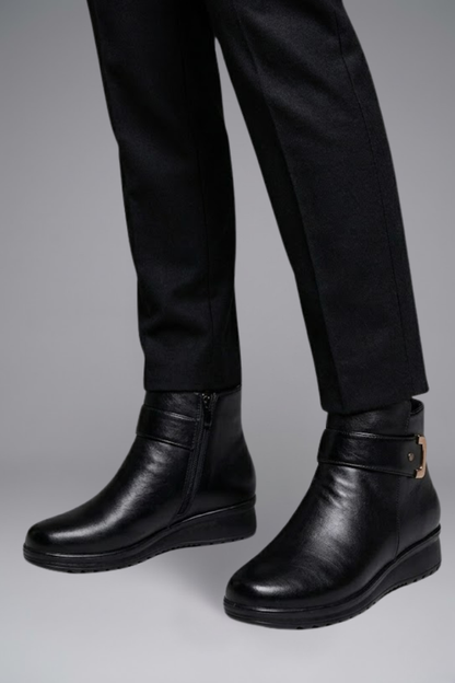 Halloway | Women's Leather Orthopedic Ankle Boot