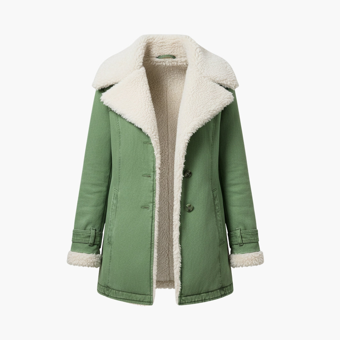 High-collar full-zip everyday winter jacket for women | Norvella -1